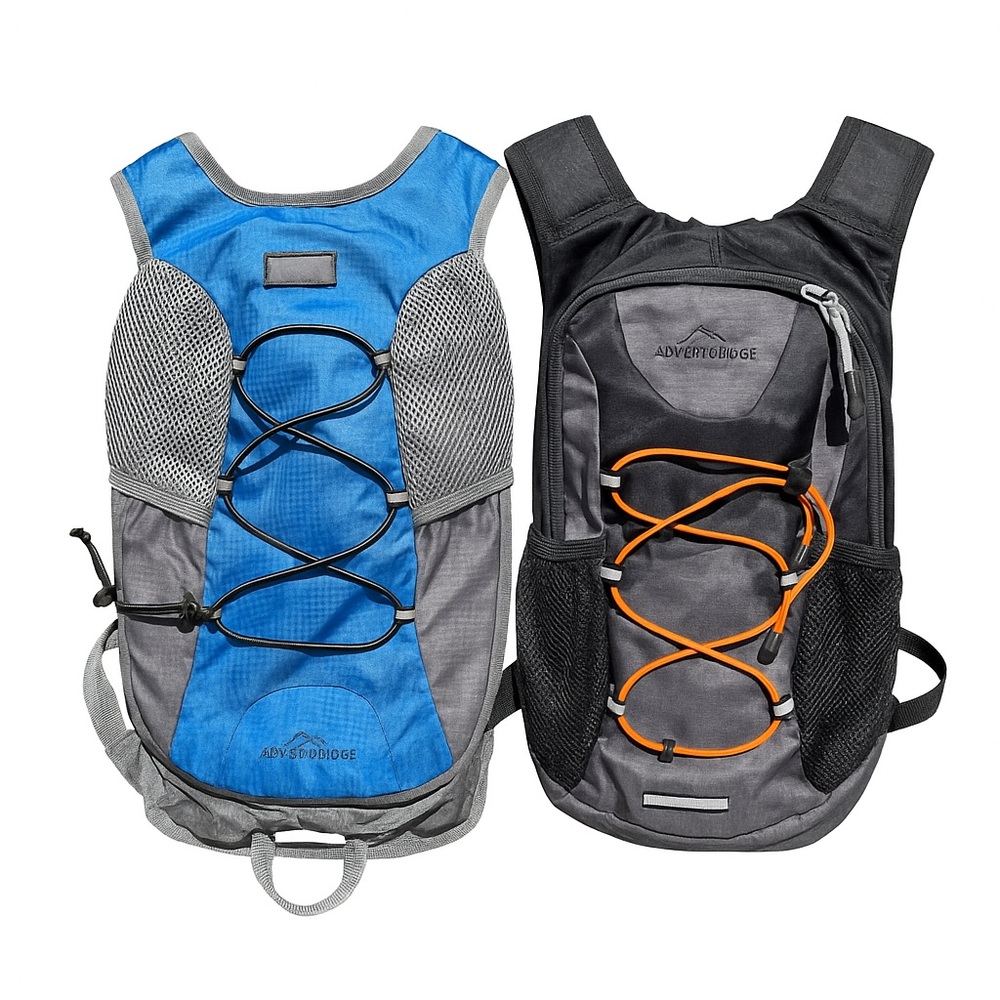 Adventuridge Hydration‎ Backpacks Gray & Blue Bundle Hiking Cycling Daypacks